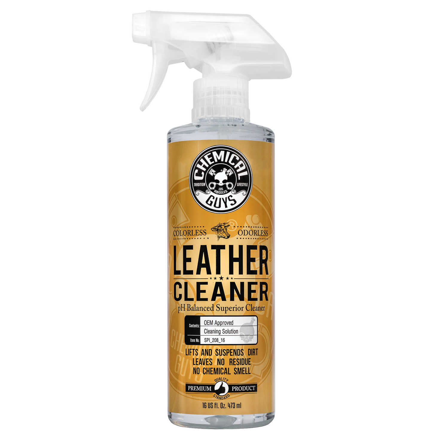 Chemical Guys Leather Cleaner Colourless & Odourless 473ml (16oz)
