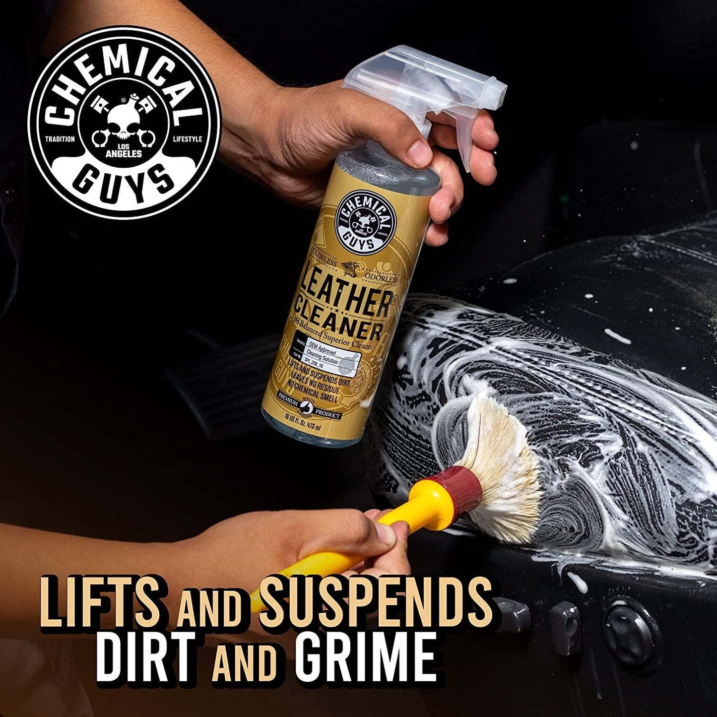 Chemical Guys Leather Cleaner Colourless & Odourless 473ml (16oz)