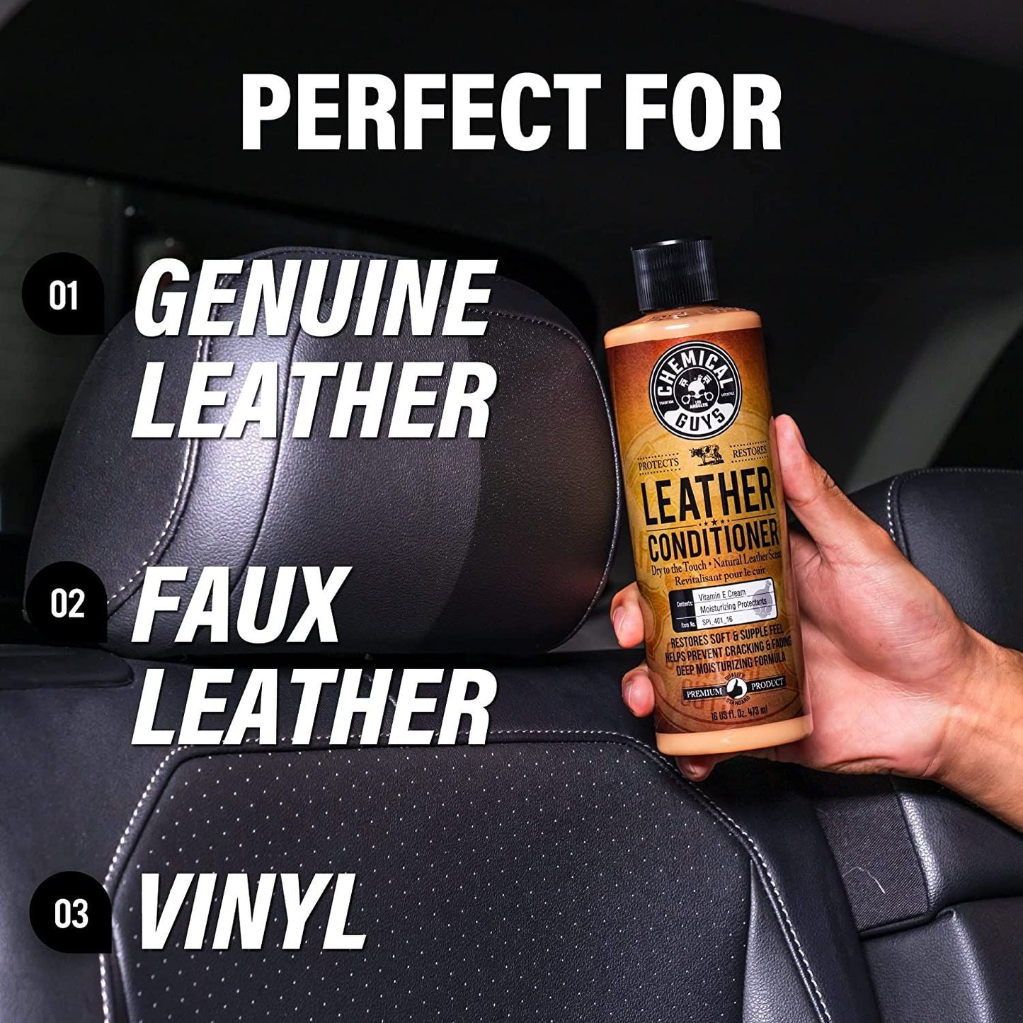 Chemical Guys Leather Conditioner 473ml (16oz)
