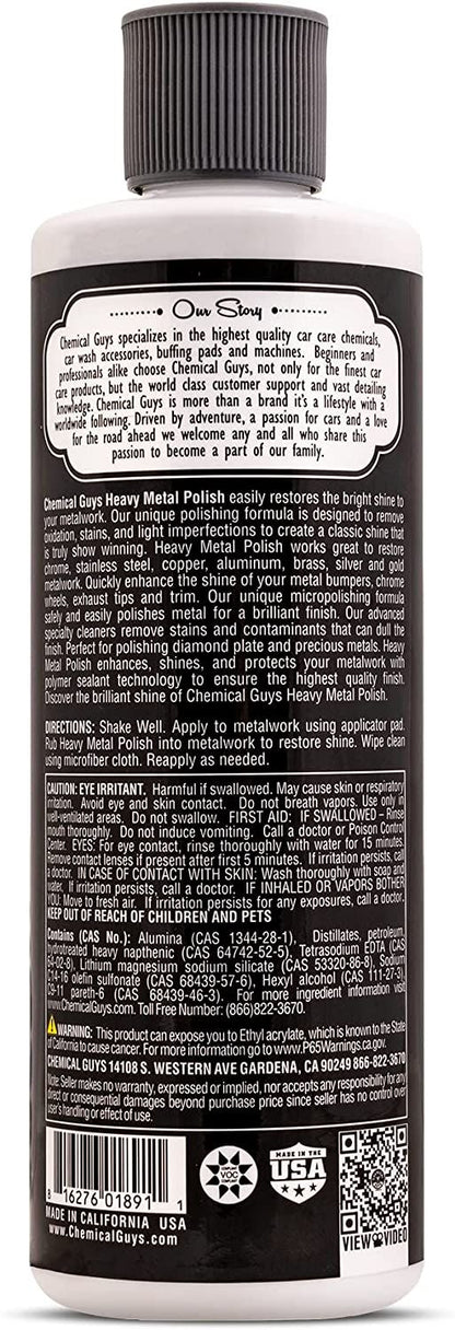 Chemical Guys Heavy Metal Polish 473ml (16oz)