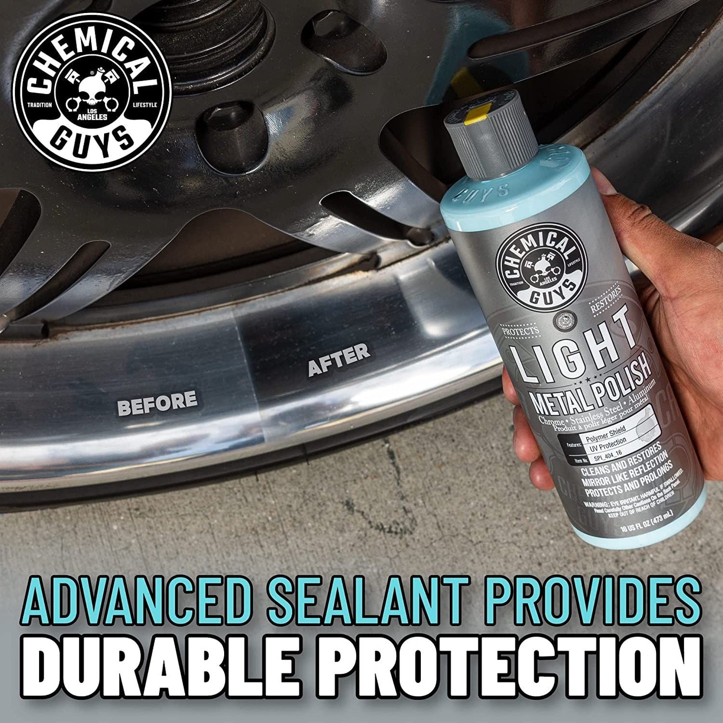 Chemical Guys Light Metal Polish 473ml (16oz)