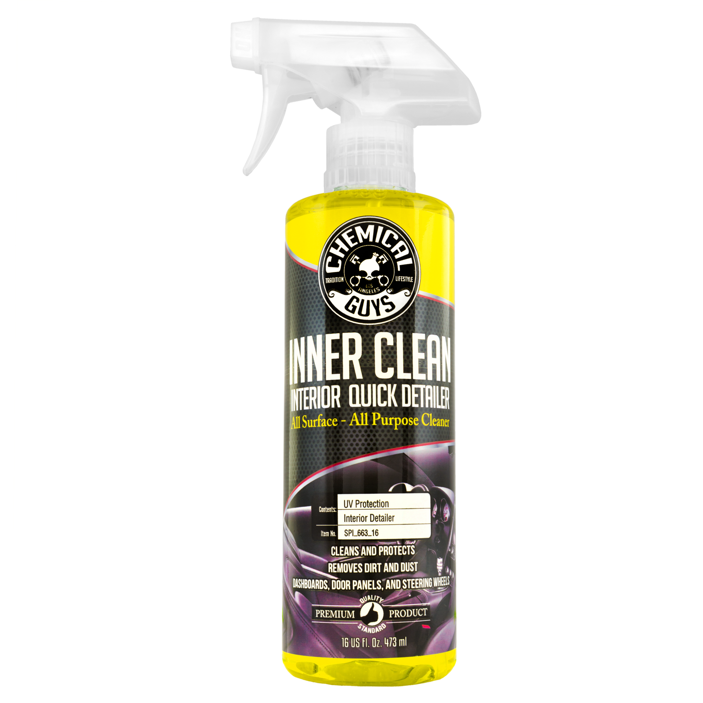 Chemical Guys InnerClean Interior Quick Detailer & Protectant 473ml (16oz)