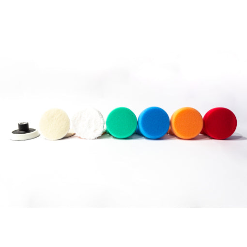 ShineMate 3″ Backing Plate and Pads Kit