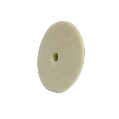 ShineMate Wool Cutting Pad - Yellow Cushioned - 3.5", 5.5", 6.5"