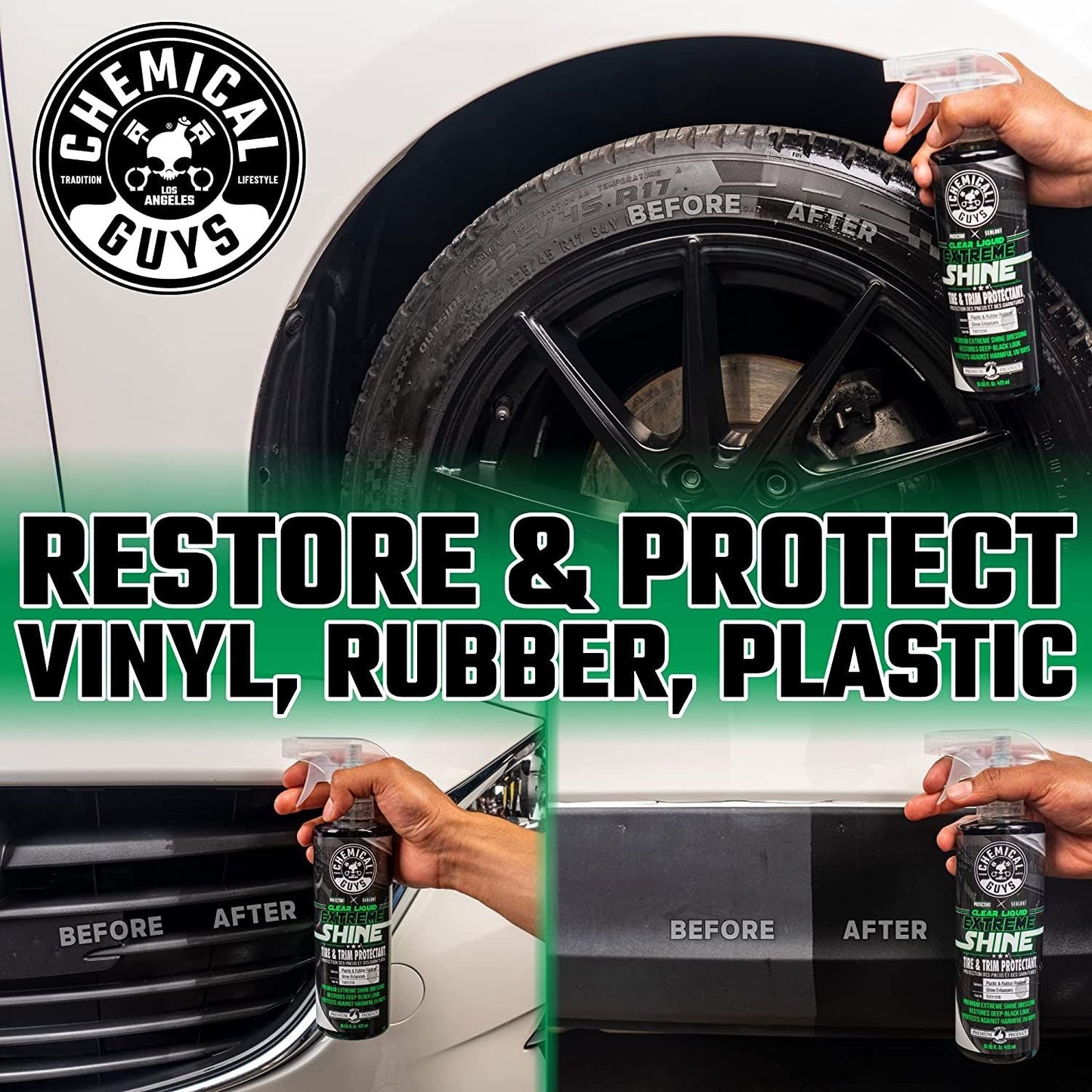 Chemical Guys Clear Liquid Extreme Shine Tire & Trim Dressing 473ml ( 16oz )