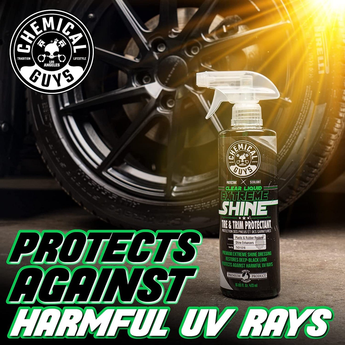 Chemical Guys Clear Liquid Extreme Shine Tire & Trim Dressing 473ml ( 16oz )