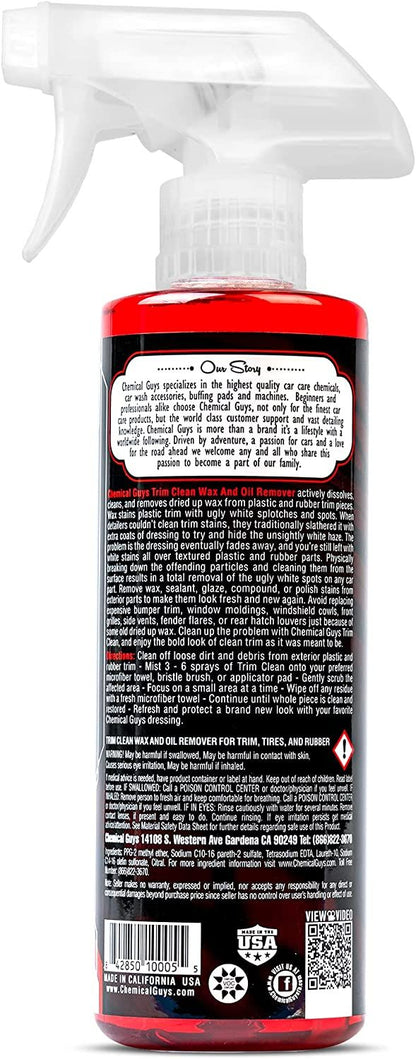 Chemical Guys Trim Clean Wax + Oil Remover 473ml (16oz)