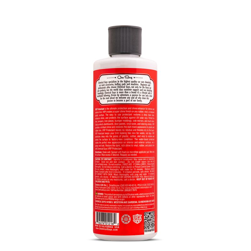 Chemical Guys VRP Vinyl, Rubber, Plastic Shine & Protectant 473ml (16o)
