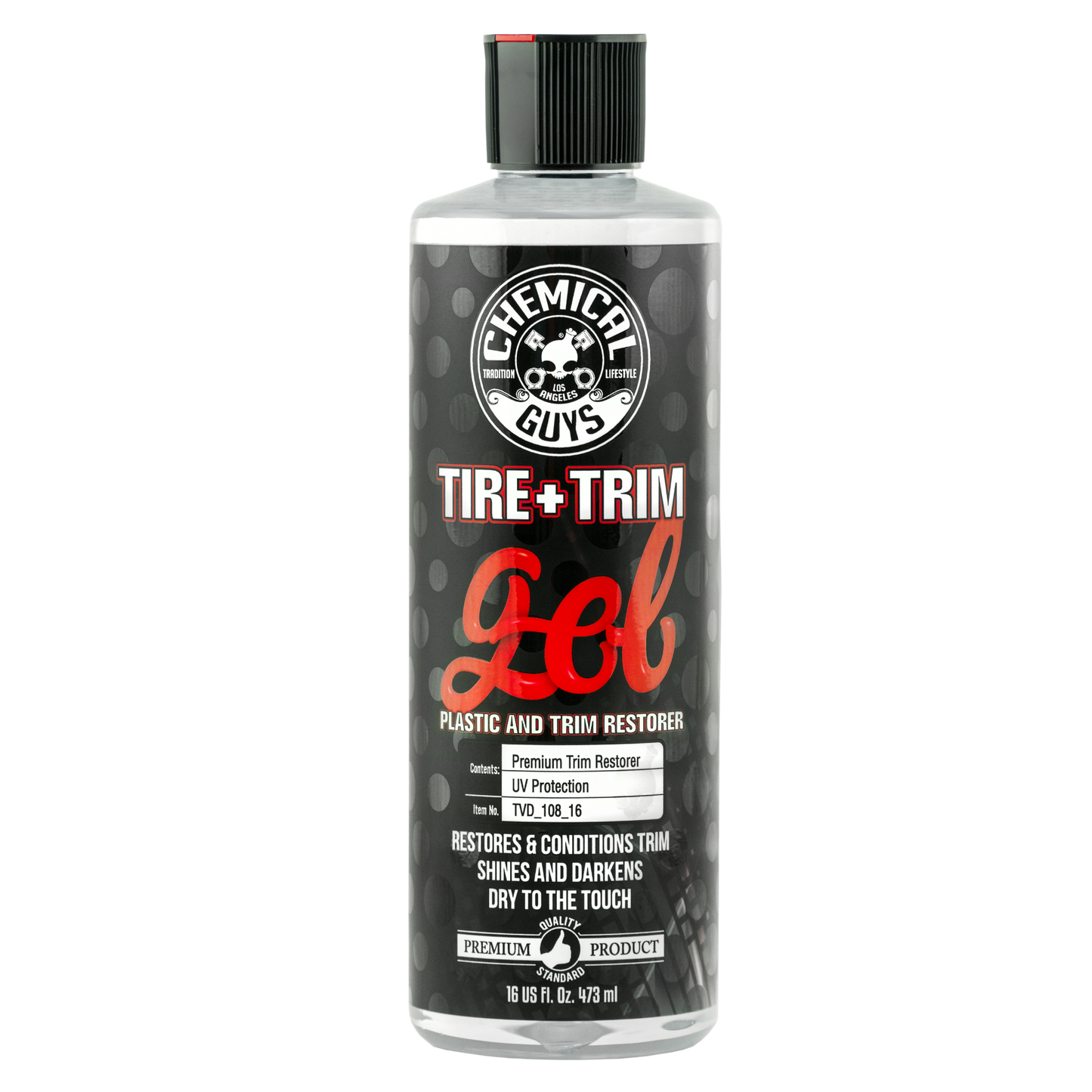 Chemical Guys Tire + Trim Gel Plastic And Rubber High Gloss Restorer 473ml (16oz)