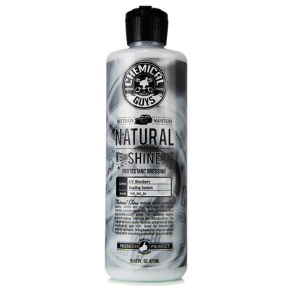 Chemical Guys Natural Shine Satin Tire, Plastic, Rubber, Vinyl & Trim Dressing 473ml (16oz)