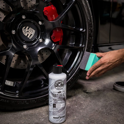 Chemical Guys Natural Shine Satin Tire, Plastic, Rubber, Vinyl & Trim Dressing 473ml (16oz)