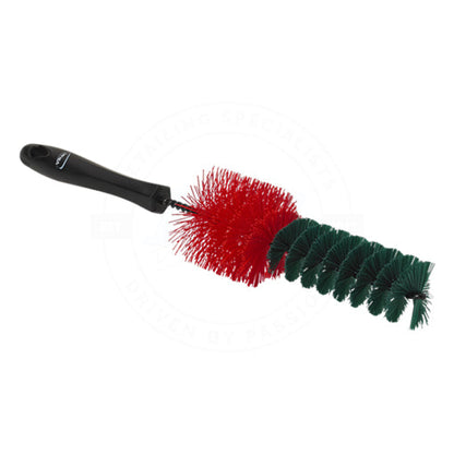 Vikan Hard Wheel Brush 325mm (Green&Black)