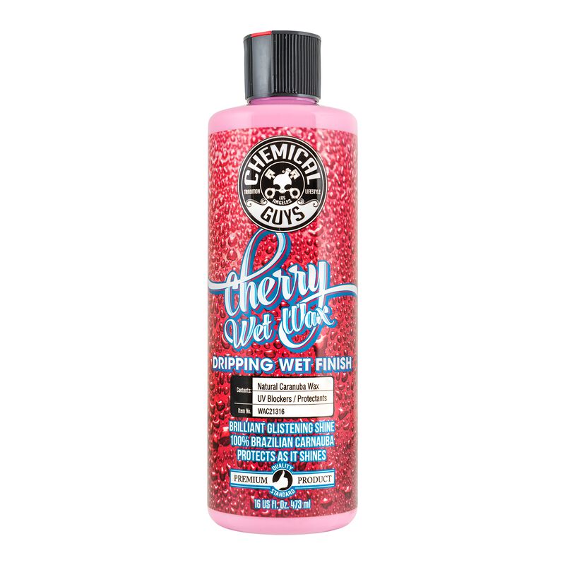 Chemical Guys Cherry Wet Wax Brilliant Glistening Shine Carnauba Wax 473ml (16oz)