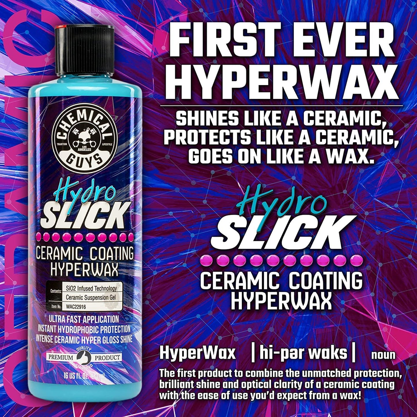 Chemical Guys HydroSlick Ceramic Coating 236ml Kit