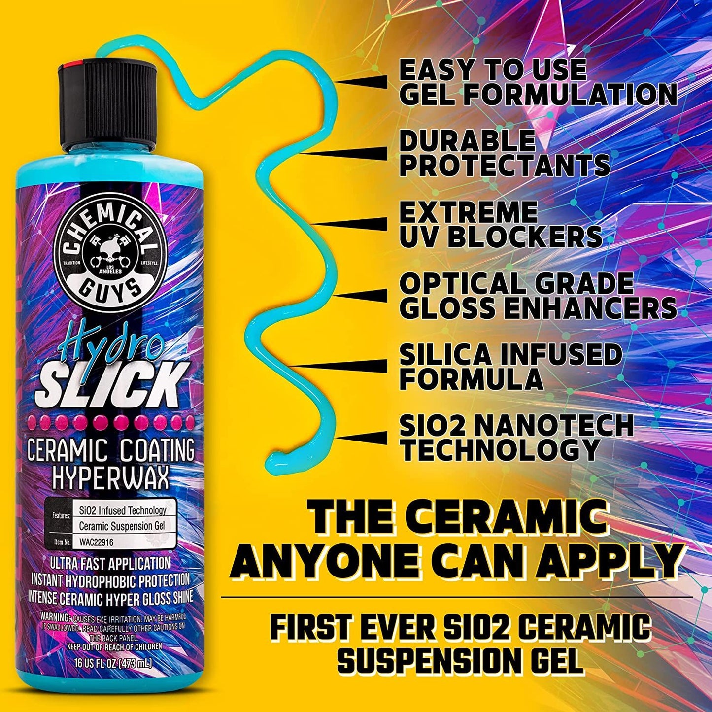 Chemical Guys HydroSlick Ceramic Coating 236ml Kit