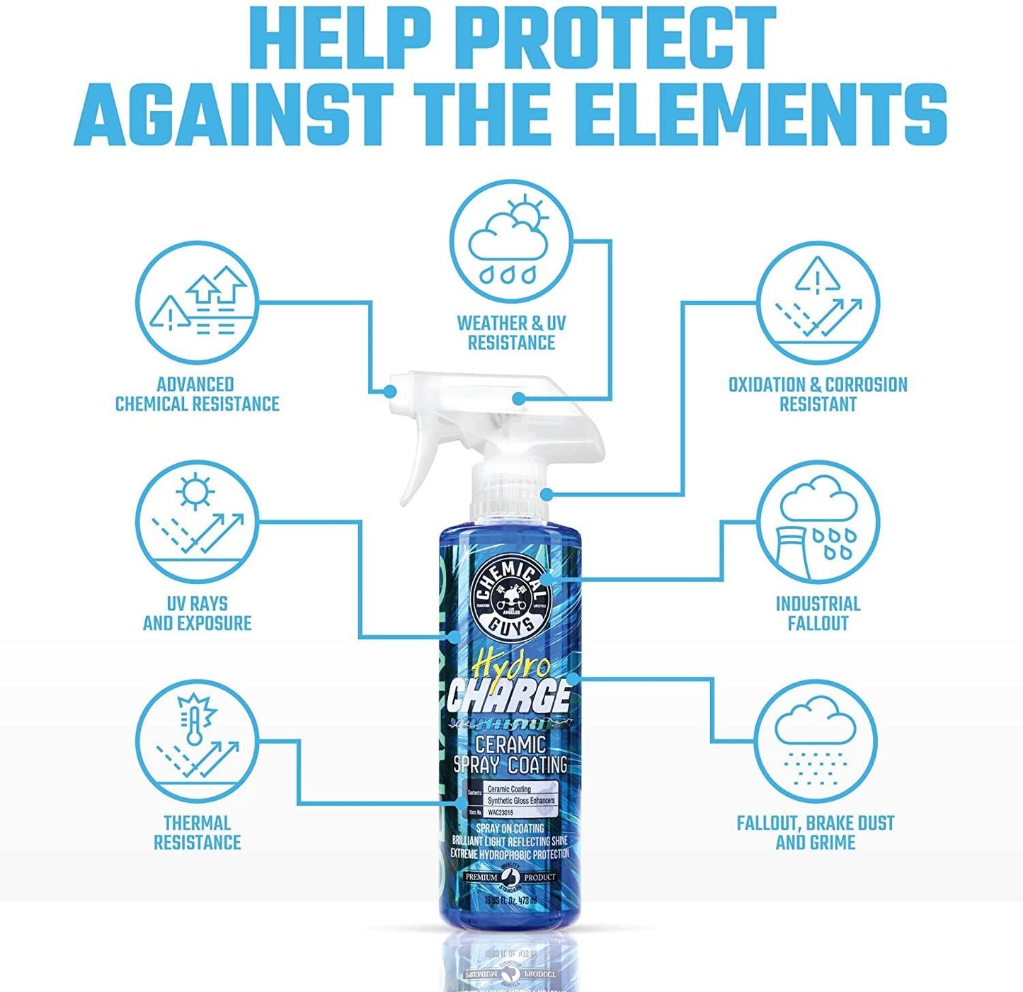 Chemical Guys HydroCharge Ceramic Spray Coating 473ml (16oz)