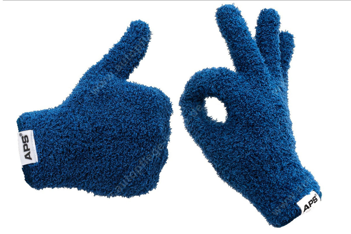 APS Microfibre Gloves - Navy