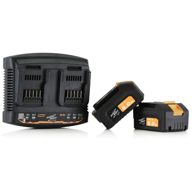 ShineMate Cordless Orbital Polisher Kit EB351 - 5/12