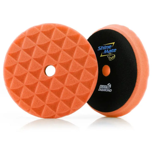 ShineMate Orange Foam Pad 6" - Light (7" Face)