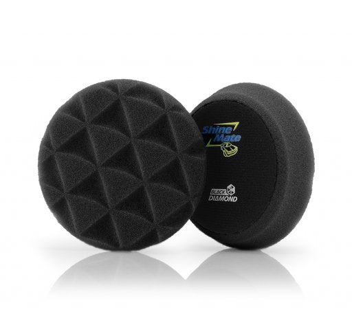 ShineMate Black Foam Pad 3" - Super Finishing (4" Face)