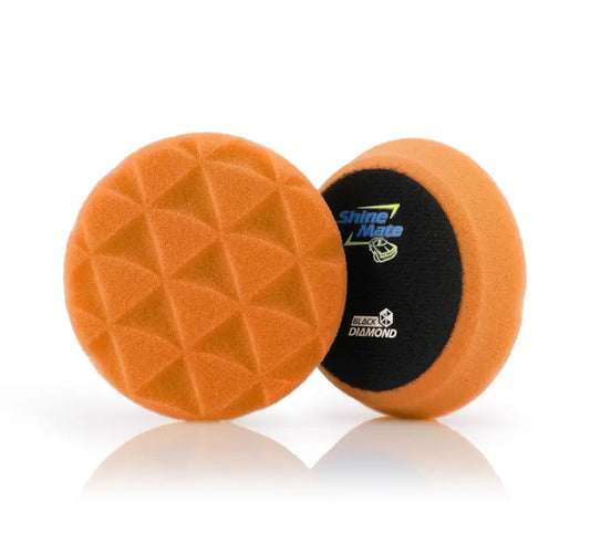 ShineMate Orange Foam Pad 3" - Light (4" Face)