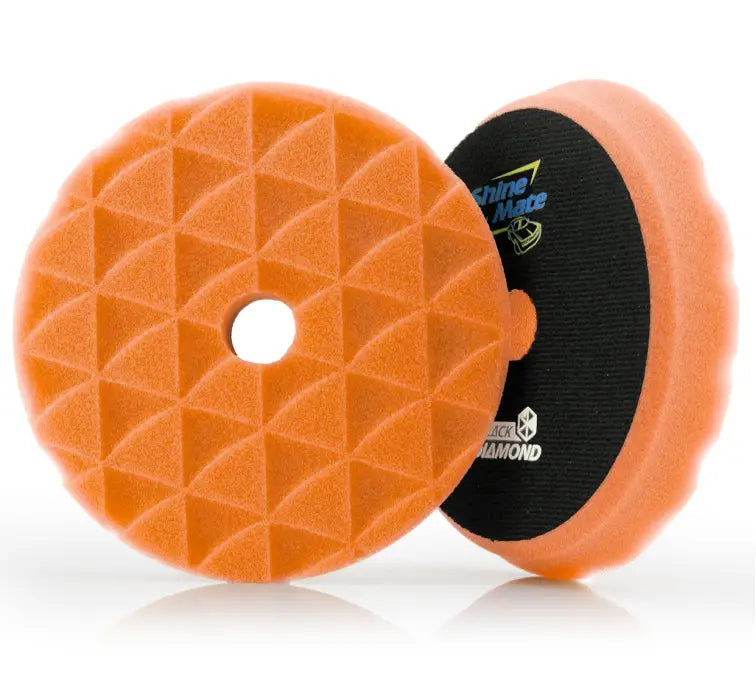 ShineMate Orange Foam Pad 5" - Light (6" Face)