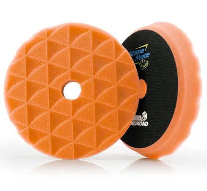 ShineMate Orange Foam Pad 5" - Light (6" Face)