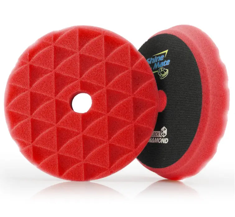 ShineMate Red Foam Pad 5" - Finishing (6" Face)