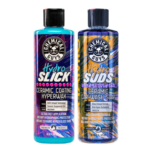 Chemical Guys HydroSlick & HydroSuds Wash, Shine and Protect Kit